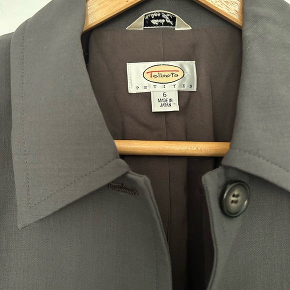 Talbots Charcoal Women's Suit Jacket - Picture 2 of 5